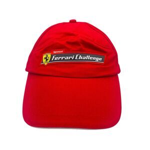 Ferrari Challenge Official Adjustable Team Cap Trucker Hat BayByliss PRO RARE